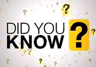 Did you know Did you know